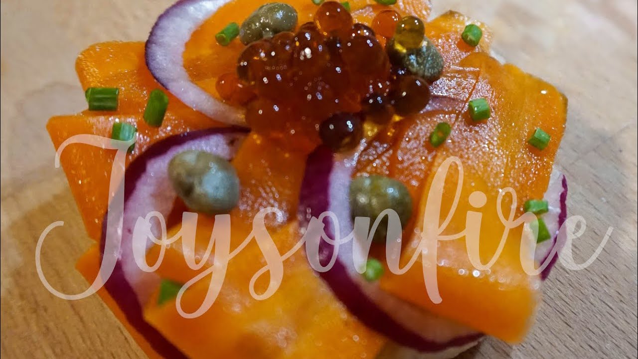 SALMONE VEGAN E CAVIALE VEGAN | RICETTA SAPORITA E COLORATA |