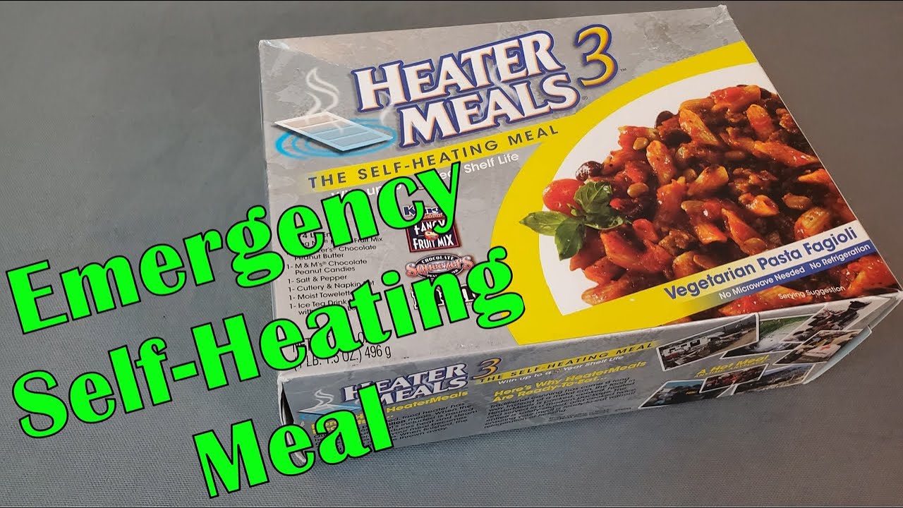 Emergency SELF HEATING Meal Heater Meals 3 Review | MRE like Civilian Ration Taste Test | FEMA Food