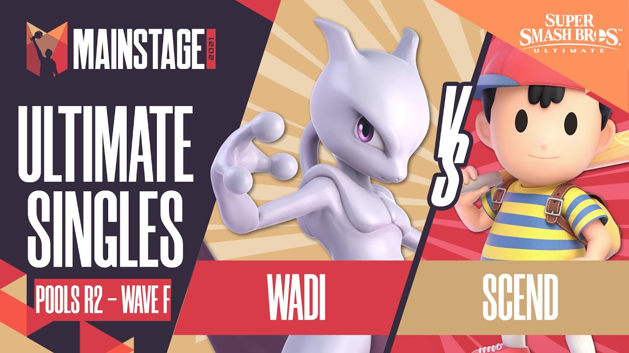 WaDi vs Scend - SSBU Singles: Pools R2 Wave F - Mainstage 2021 | Mewtwo vs Ness