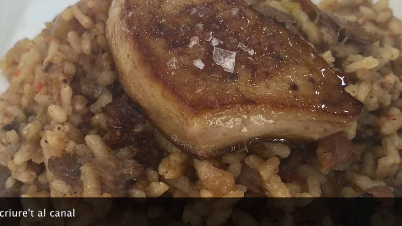 Arròs de confit d'ànec i bolets