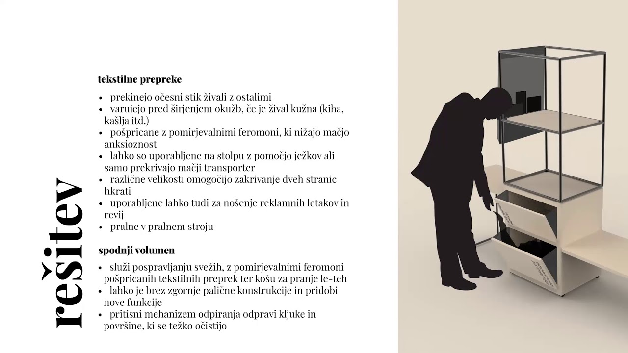 Lara Gorenc / Oblikovanje opreme veterinarske čakalnice
