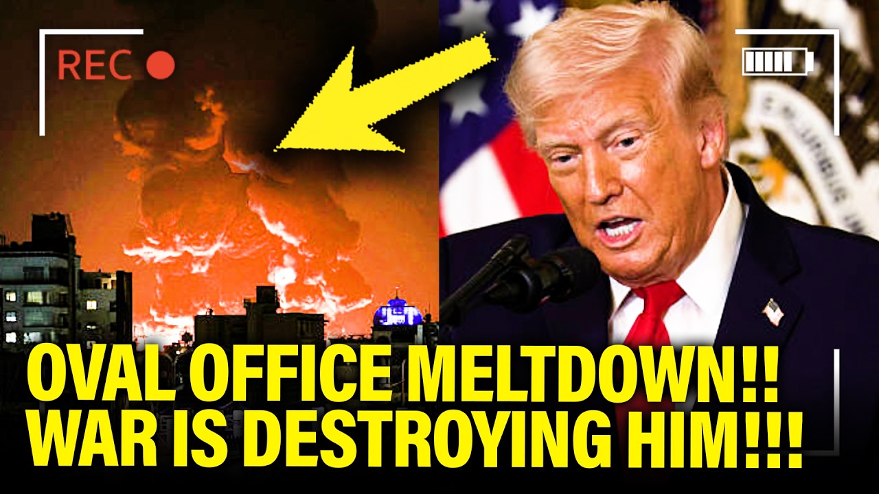 Trump makes INCRIMINATING ADMISSION on WAR…IN OVAL!!!!