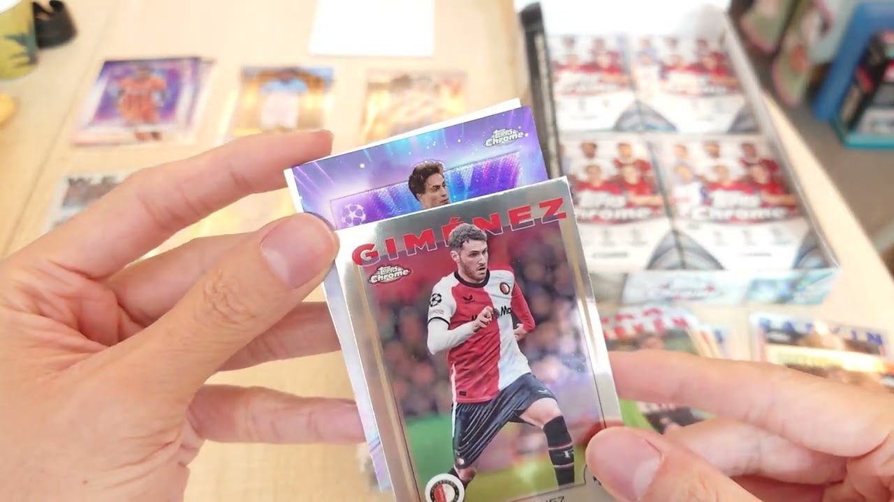 Topps Chrome UCC 2024/25 hobby box x1 unbox