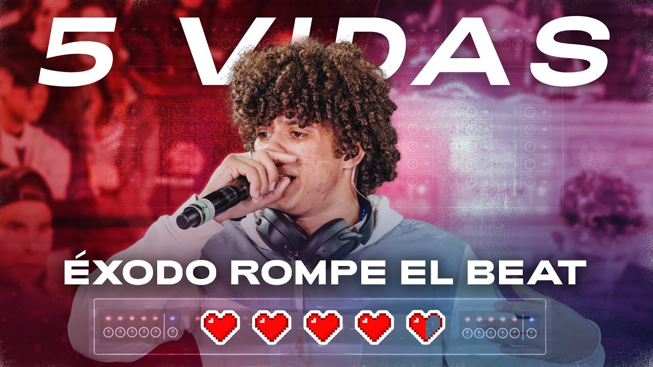 ÉXODO LIRICAL ROMPE  EL BEAT | 5 VIDAS | Red Bull Batalla