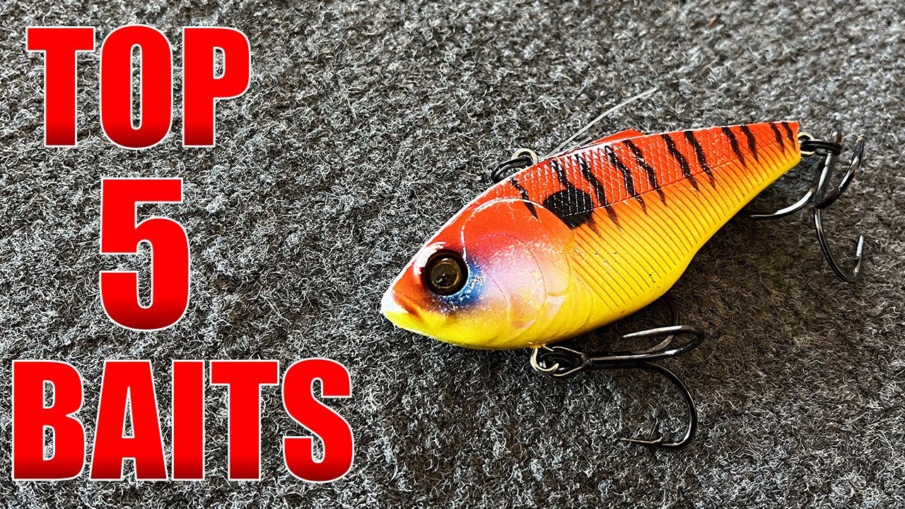 Try My Top 5 Baits For Fishing in December - December Bass Fishing Tips