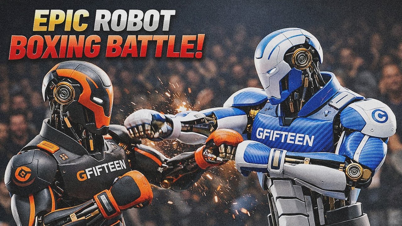 Realistic AI Humanoid Robots Boxing Fight | Future Robotics Combat Simulation (4K Cinematic)