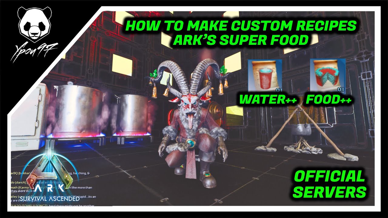 How To Make Custom Recipes - ARK's Super Food | ARK: Survival Ascended