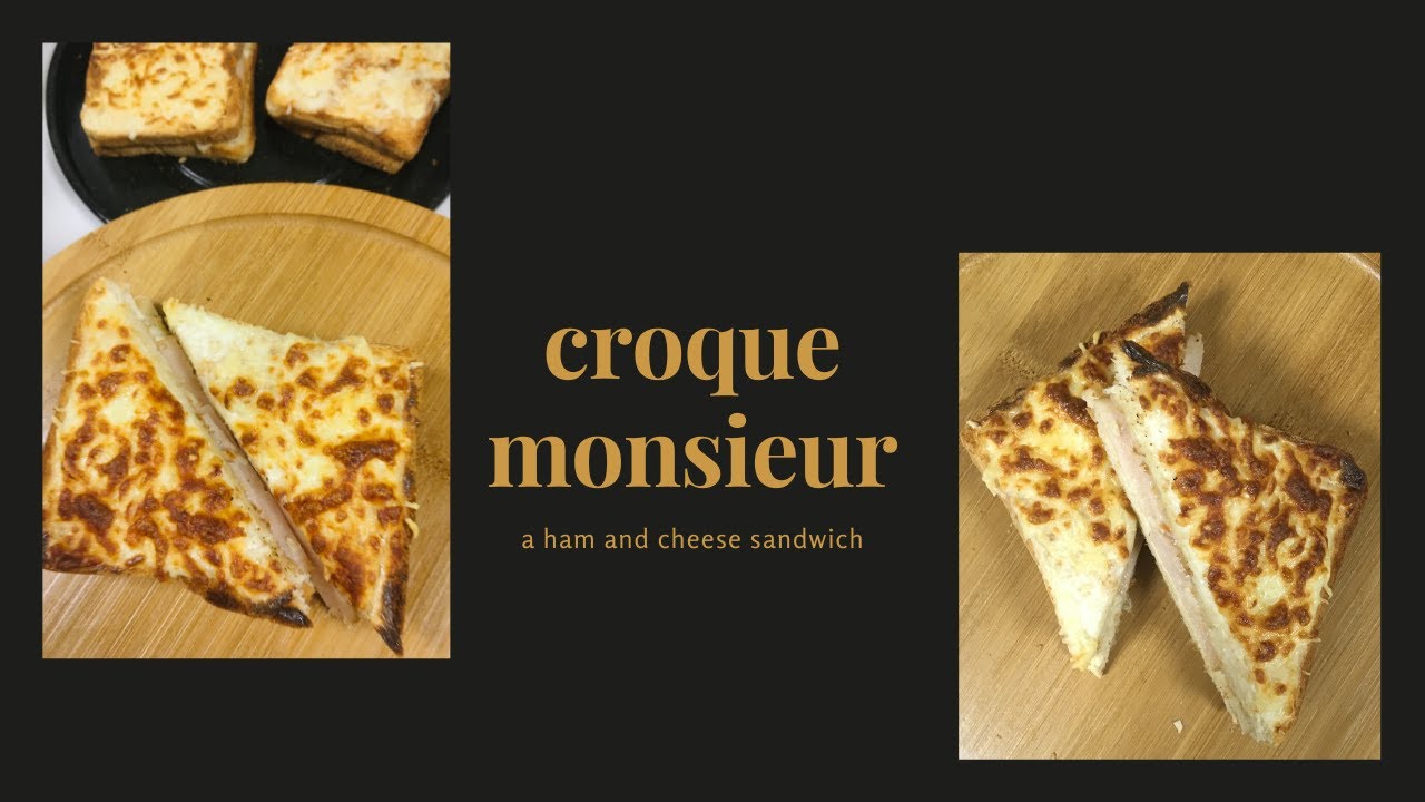 CROQUE MONSIEUR || French Sandwich .