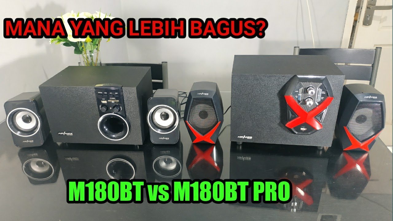 UNBOXING SPEAKER M180BT PRO DAN PERBEDAAN DENGAN SERI M180BT