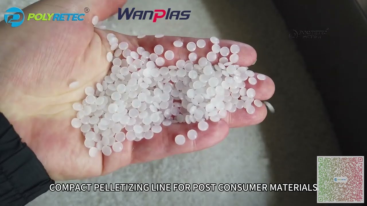 Film Recycling Pelletizing Line with Laser Filter & Backflush Screen | High Purity Pellet Production