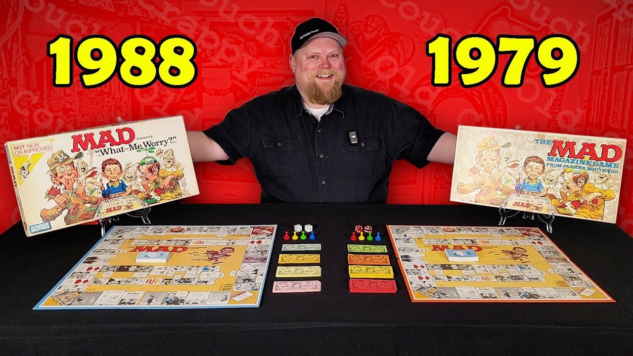 The Mad Magazine Board Game – Go Broke to Win?! (1979 vs. 1988)