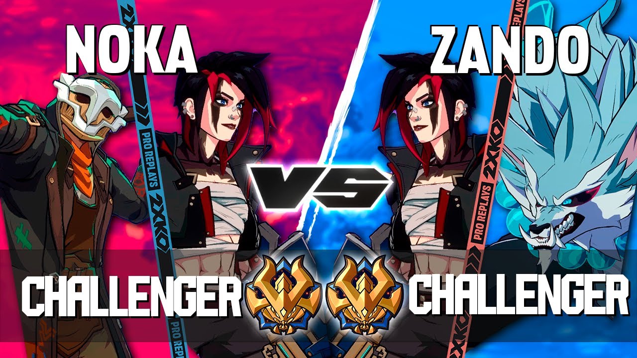 2XKO ▰ NOKA (Vi-Ekko) vs ZANDO (Vi-Warwick) ▰ 2XKO Pro level replays