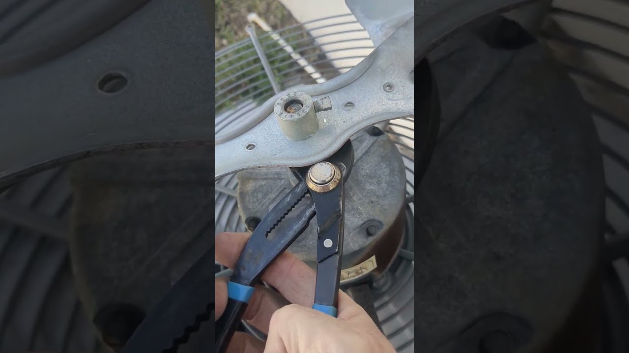 Service Call Condenser Fan Motor Installation #hvac #airconditioning #service #tech #teaching #fan  