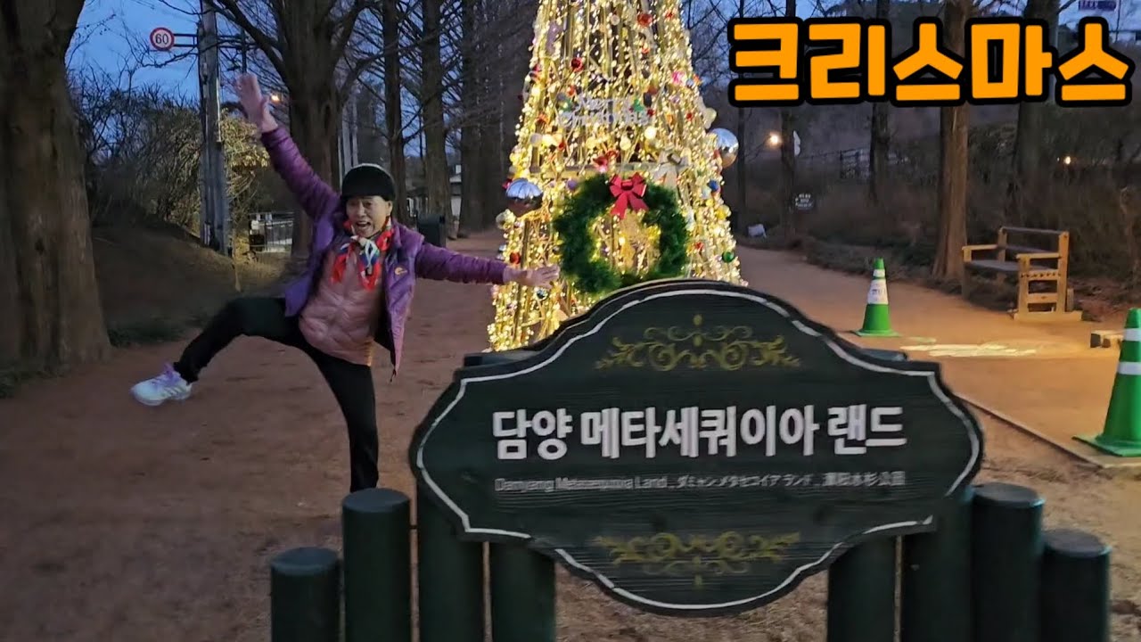 크리스마스 트리 구경나왔어요^^집앞에 나와도 기분이 좋아지네요 ^^