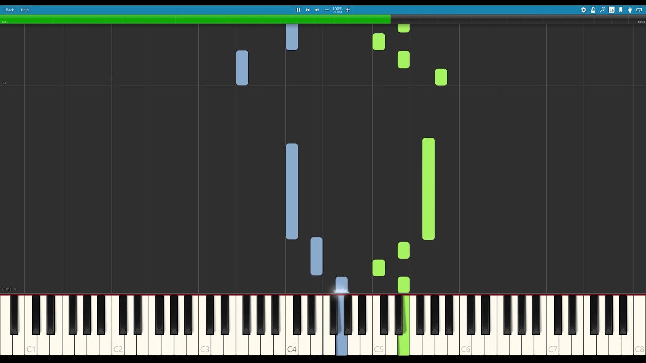 Borrtex - Flowing (Piano Tutorial)