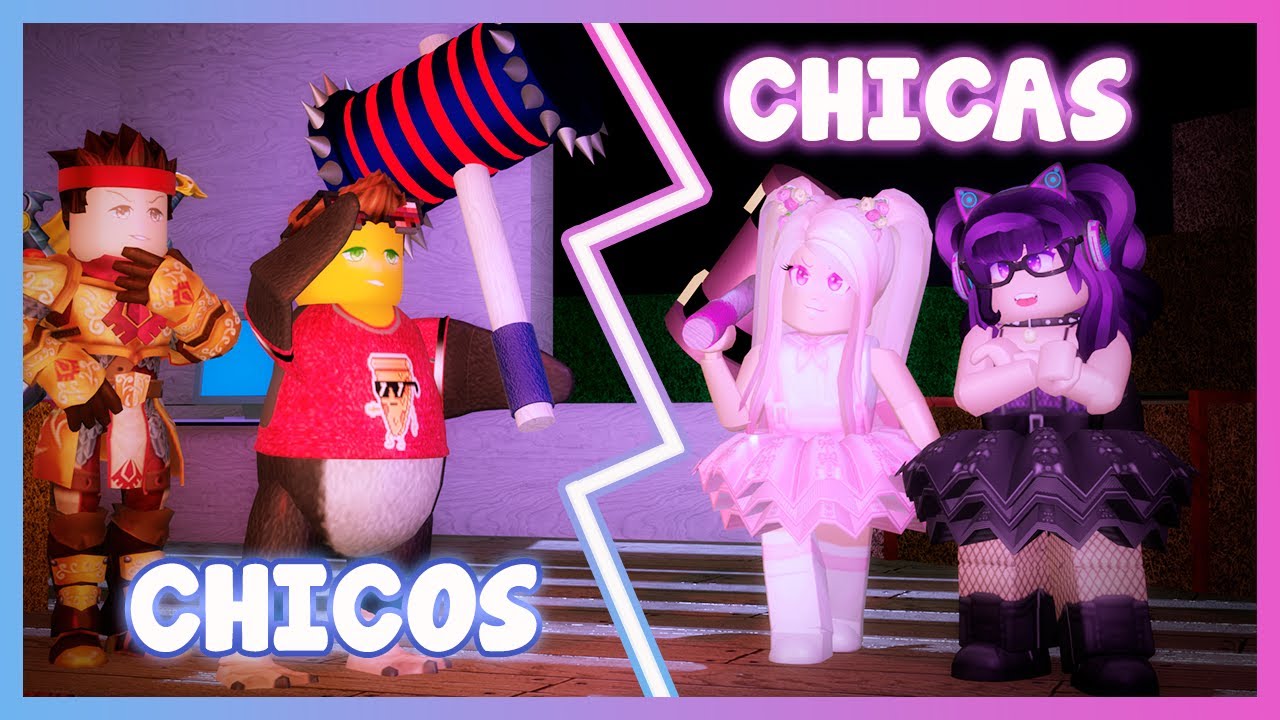 ¡CHICOS VS CHICAS! *Reto* con el #TeamGritón en Flee The Facility |🔨| ROBLOX