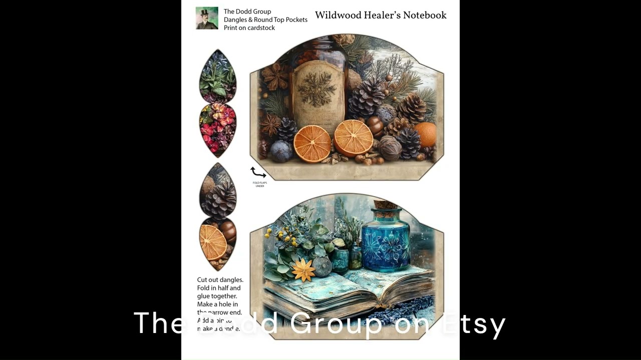 Wildwood Healer&rsquo;s Notebook Digital Junk Journal Kit