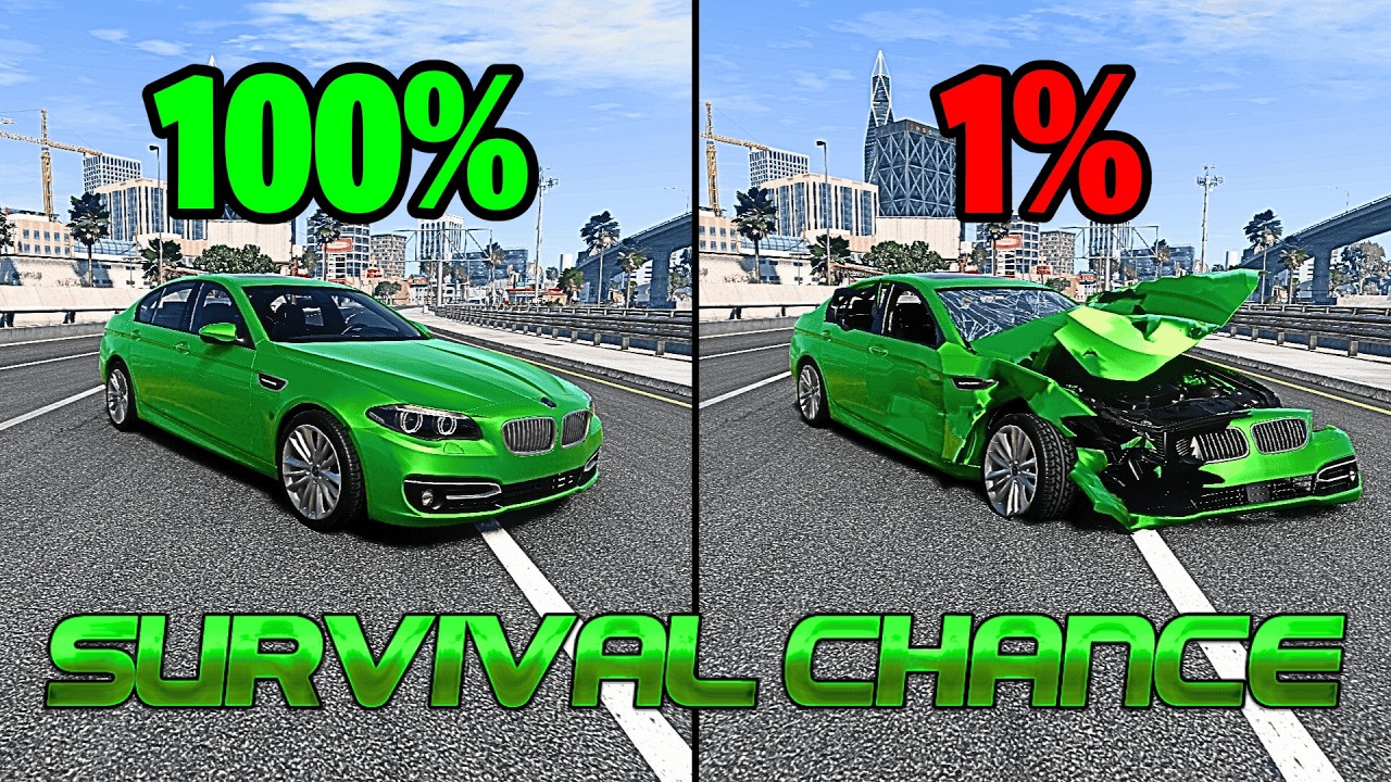 Realistic Survival Chance Crashes #255 | BeamNG.drive