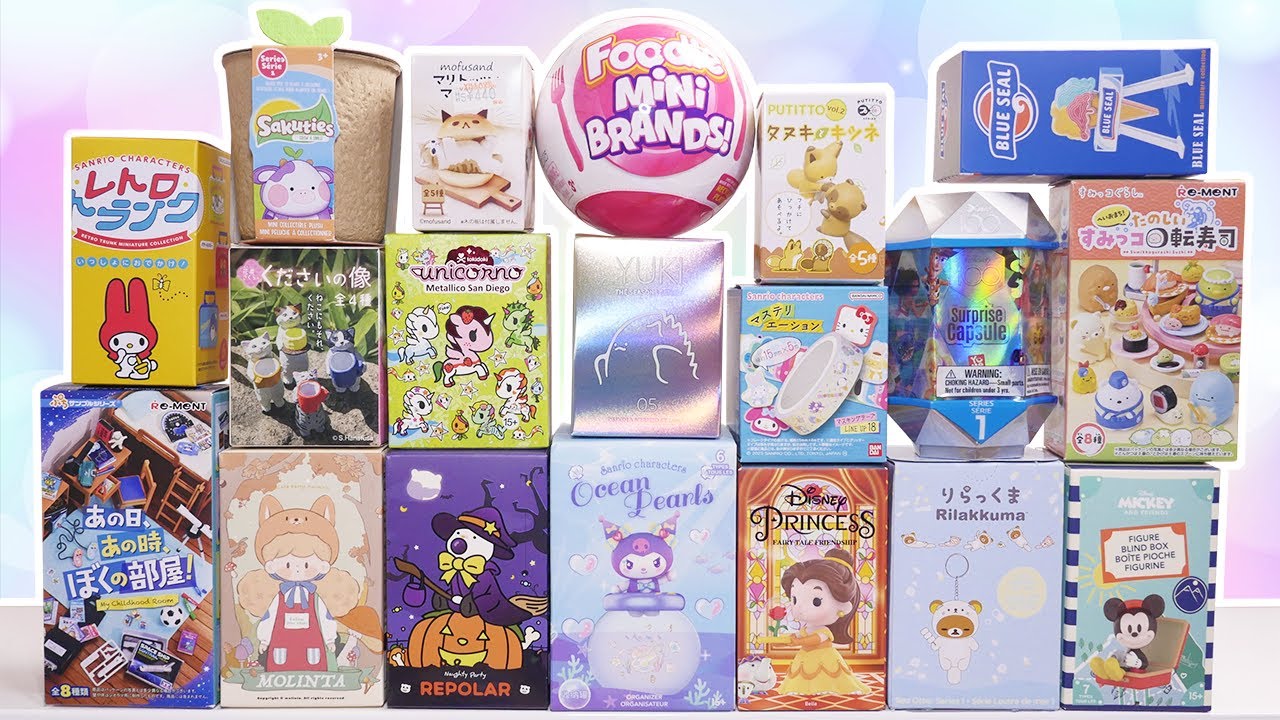 30+ Blind Box Unboxing | Magical Blind Box | Disney | Miniso | Molinta | Sanrio | Pop Mart