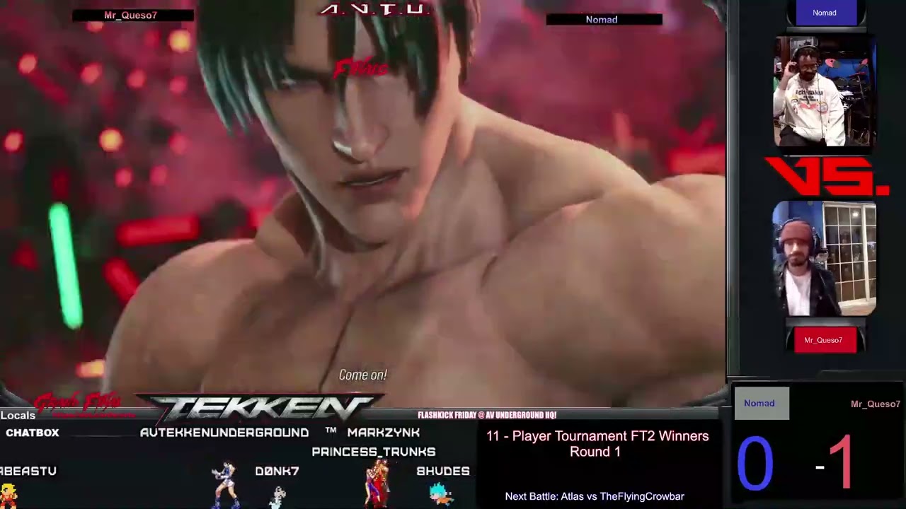 Flashkick Friday #30 - Winner's Round 1 - Mr_Queso7 (Asuka) vs Nomad (Jin)