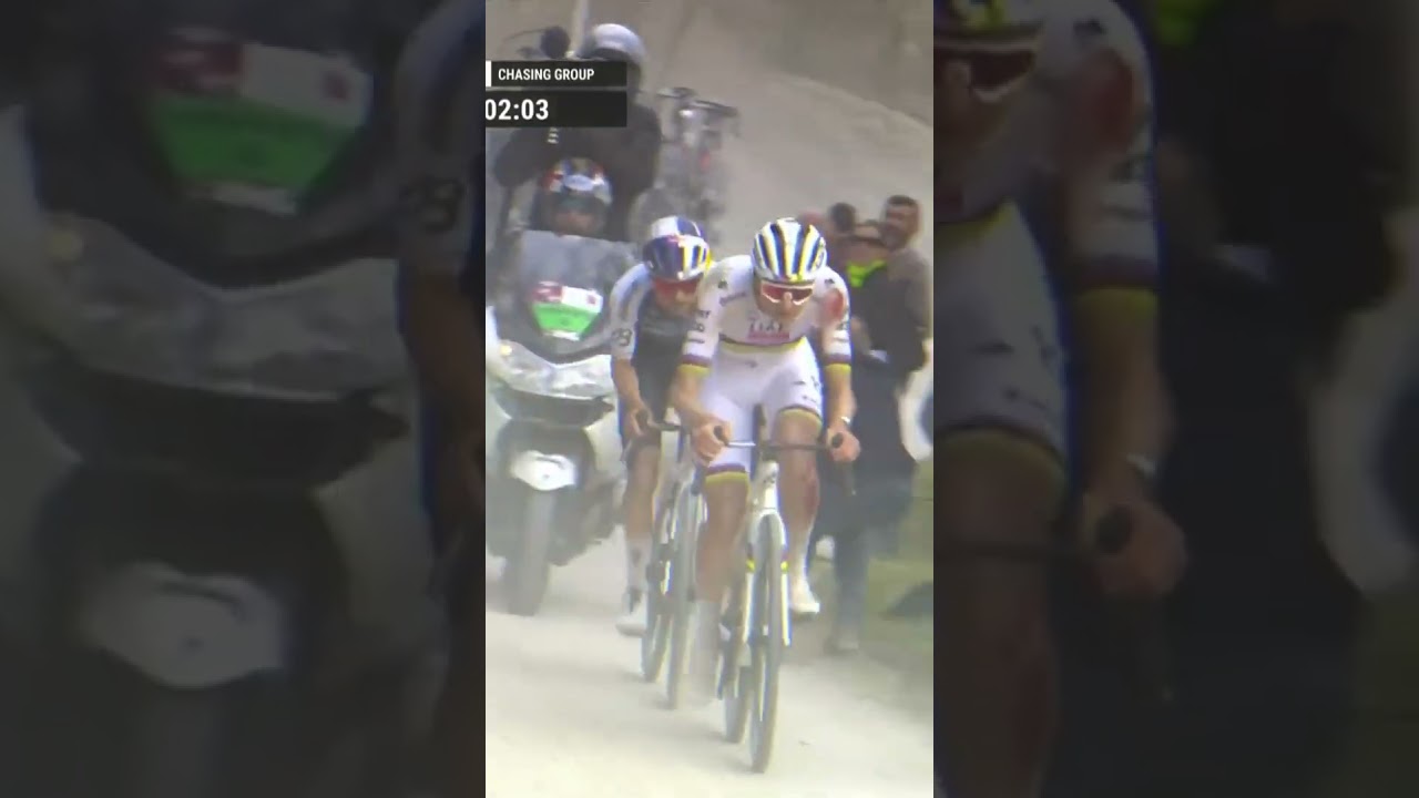 Battered. Bruised. But Pogacar kept attacking! 🤩