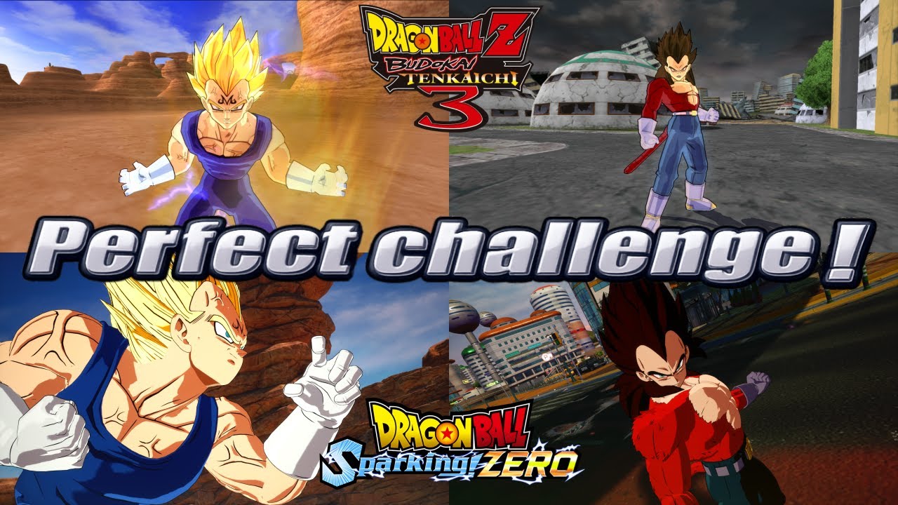 Vegeta End, Majin & SSJ4 Perfect Challenge BT3 Vs SZ