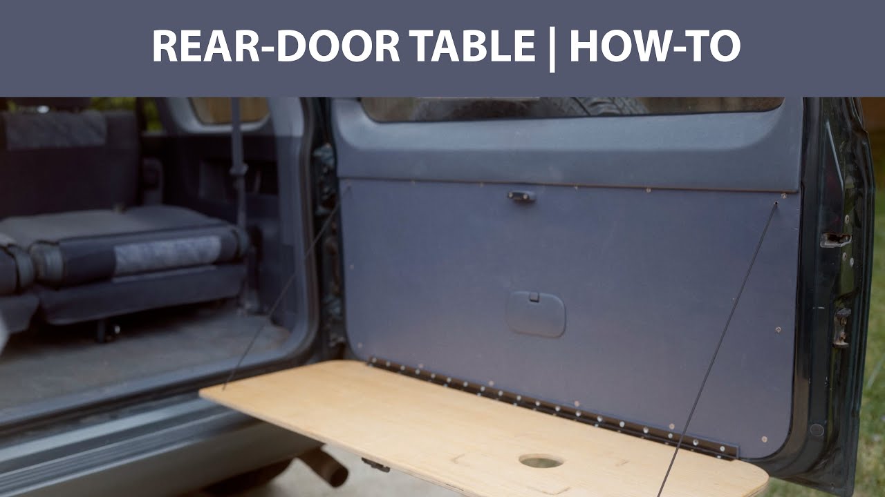 Road to Overlanding | Pt. 2 | Rear-door Table | LC Prado 95