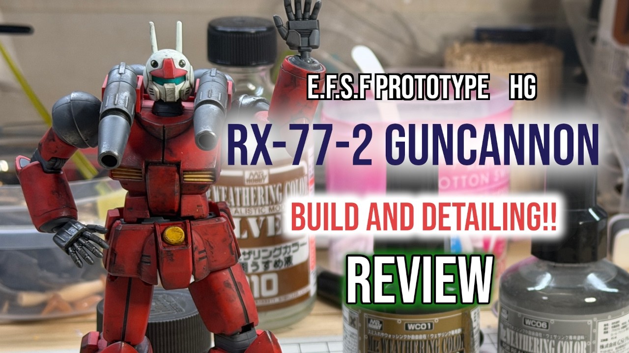 GunCannon RX-77 HG Build and Review - Complete Gunpla kit review and guide