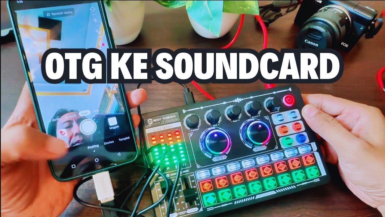 Cara Pasang OTG Di Soundcard F999