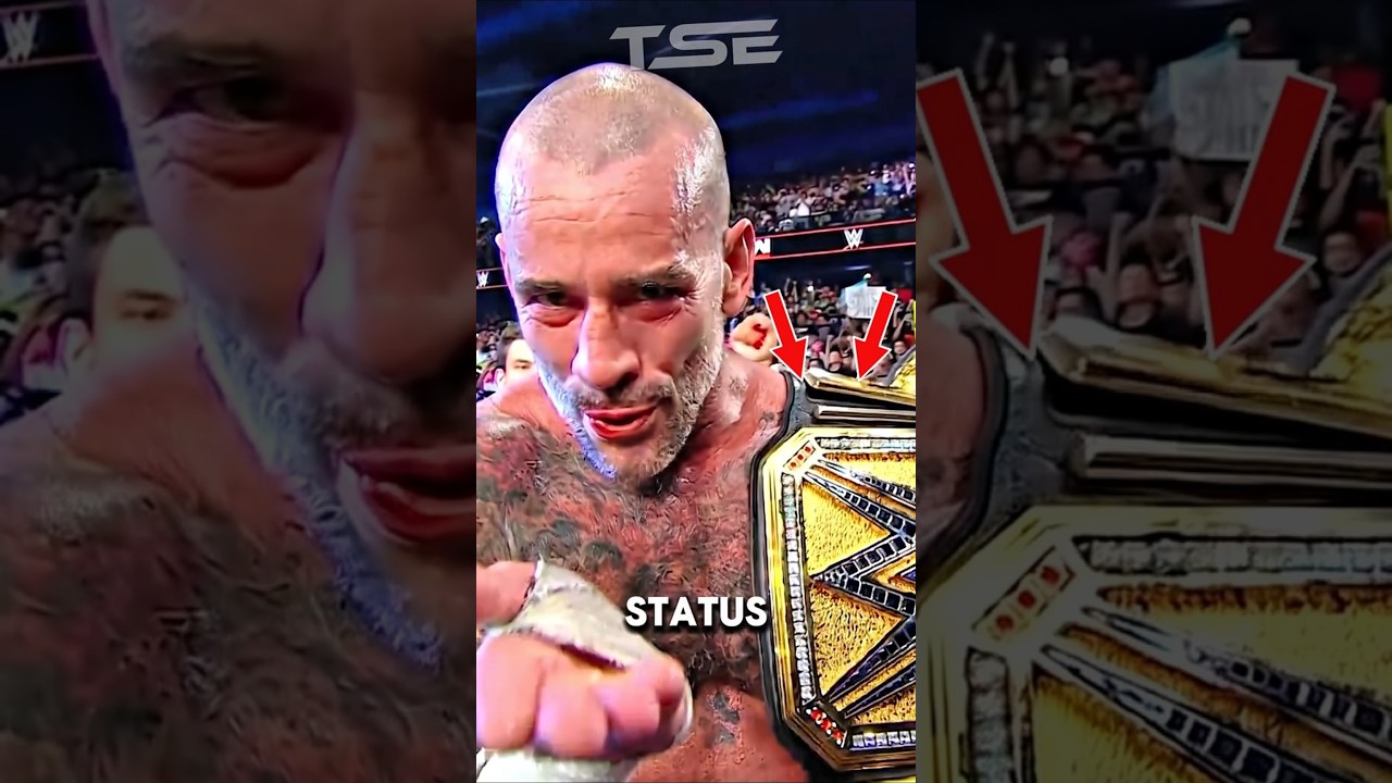 Shocking News Regarding CM Punk's Status As Undisputed Champion 😨 #wwe