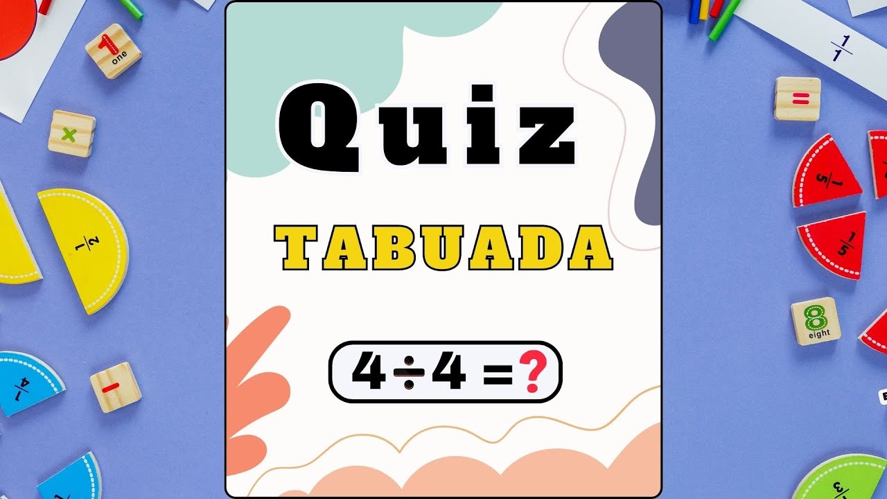 ✅QUIZ Tabuada da DIVIS&Atilde;O | Para voc&ecirc; treinar I Ouvindo e Aprendendo I Esta&ccedil;&atilde;o Quiz