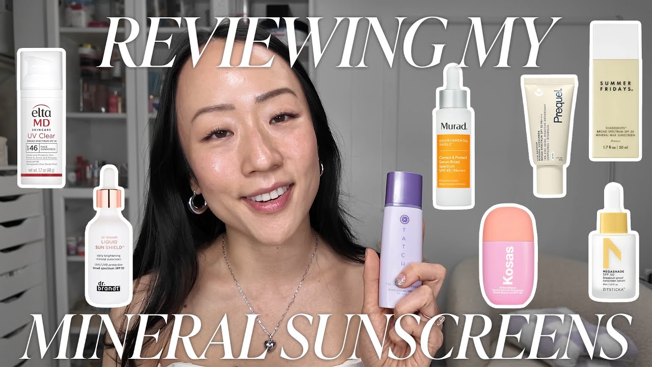 Reviewing my Mineral Sunscreens: Summer Fridays, Kosas, Tatcha, Elta MD, Prequel, Zitsticka and more