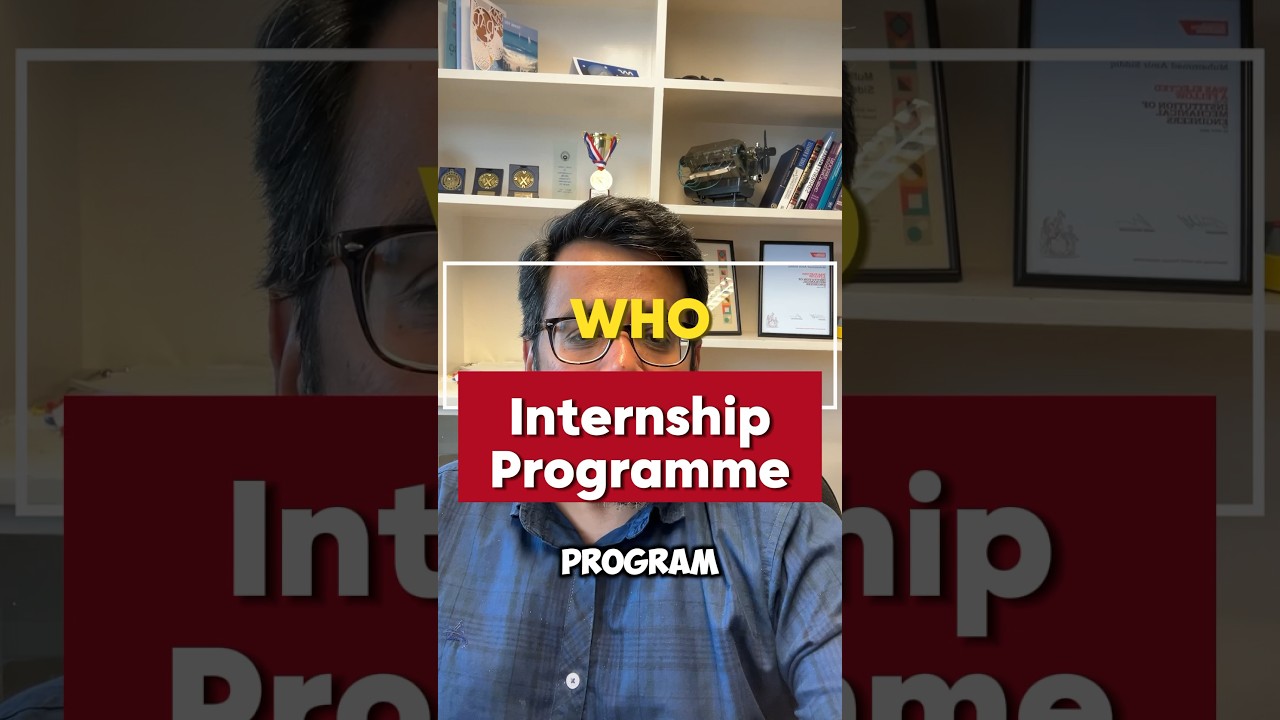 WHO internship program