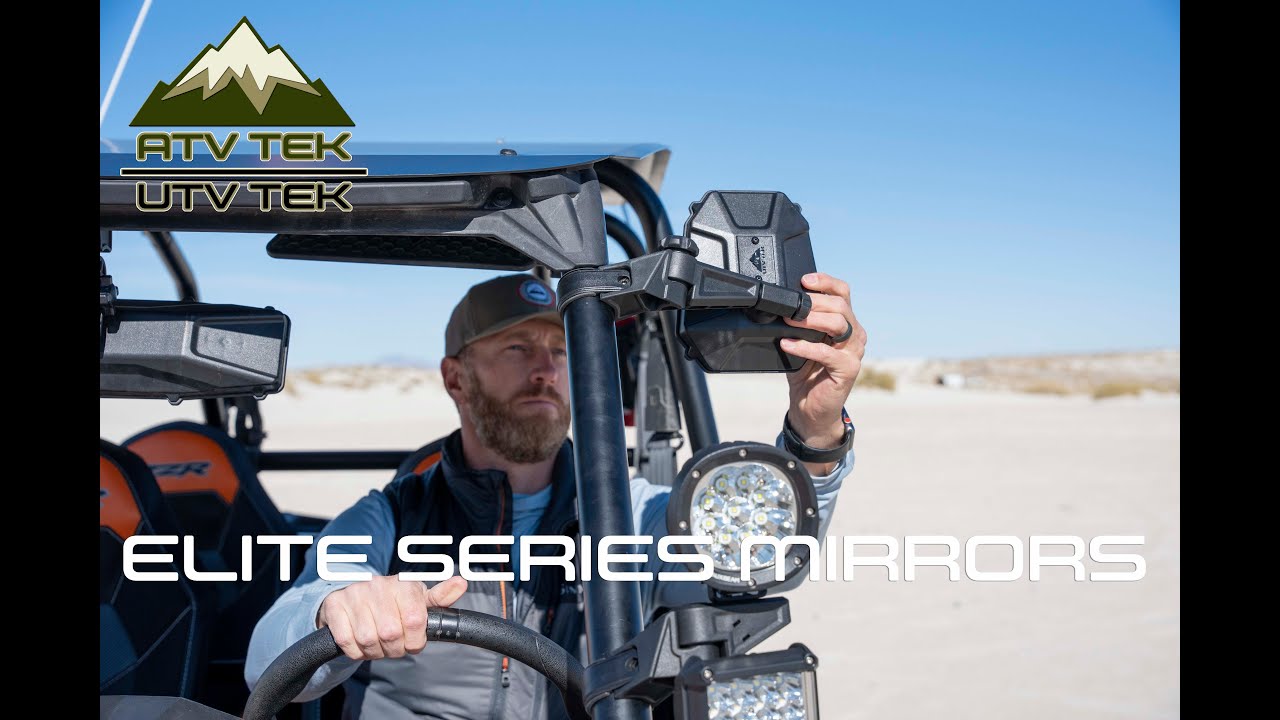 Check out all 7 features on Elite Series UTV Mirrors by ATV TEK including new return-to-home tech