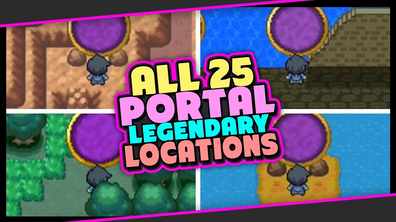 POKEMON UNBOUND ALL PORTAL LEGENDARY LOCATIONS GUIDE
