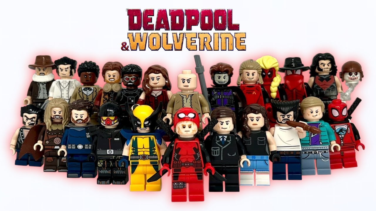 Lego Deadpool and Wolverine how to build all the main characters