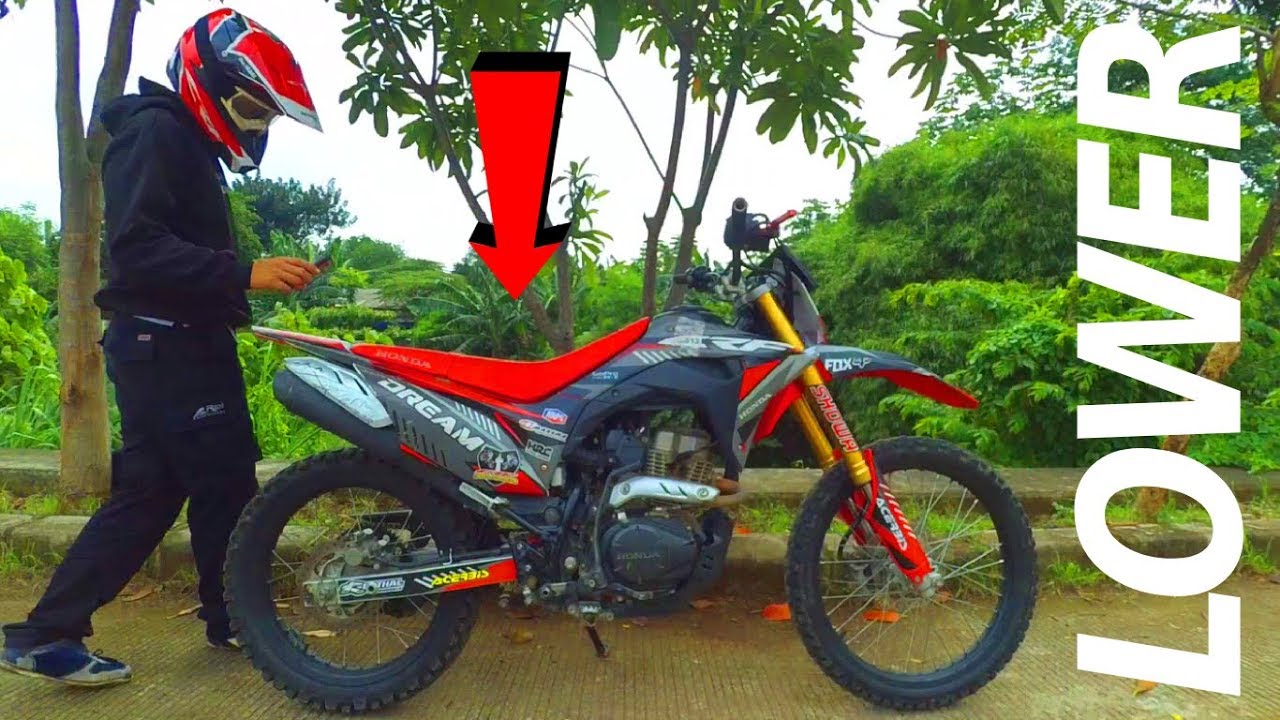 Pasang Lowering Kit / Pemendek CRF 150L | REVIEW Personal