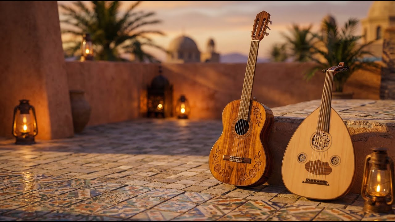 Spanish Guitar & Arabic Oud – Peaceful Flamenco Fusion for Mindfulness & Relaxation