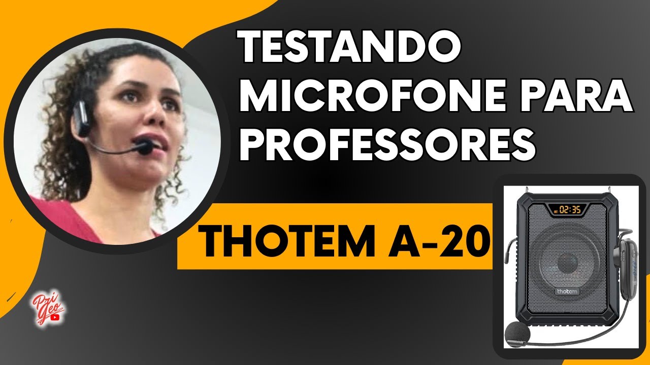 Microfone/amplificador para professores Totem A 20