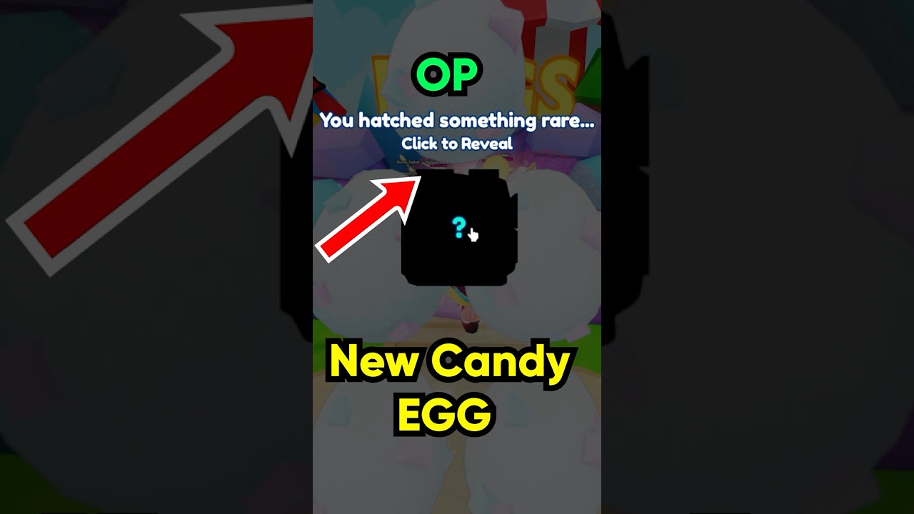 POV: NEW CANDY EGG is OP in Bubble Gum Simulator INFINITY