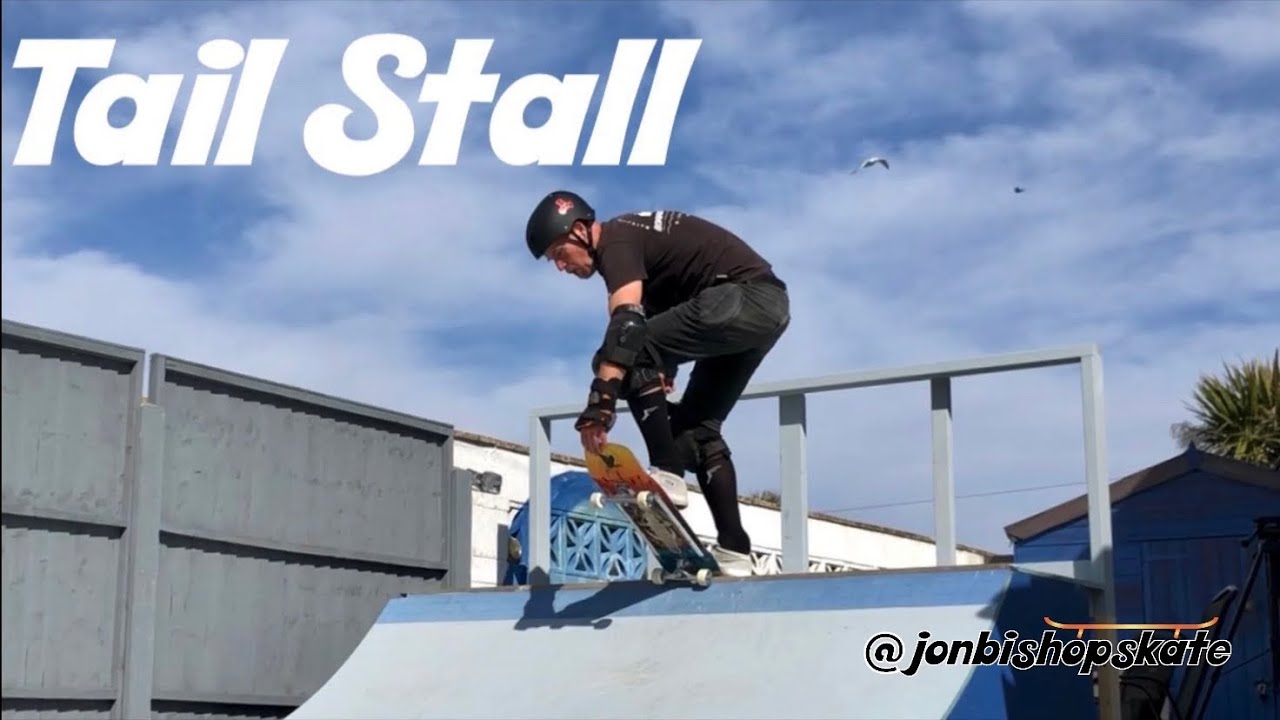Learn to Tail Stall on a Mini Ramp on a Skateboard