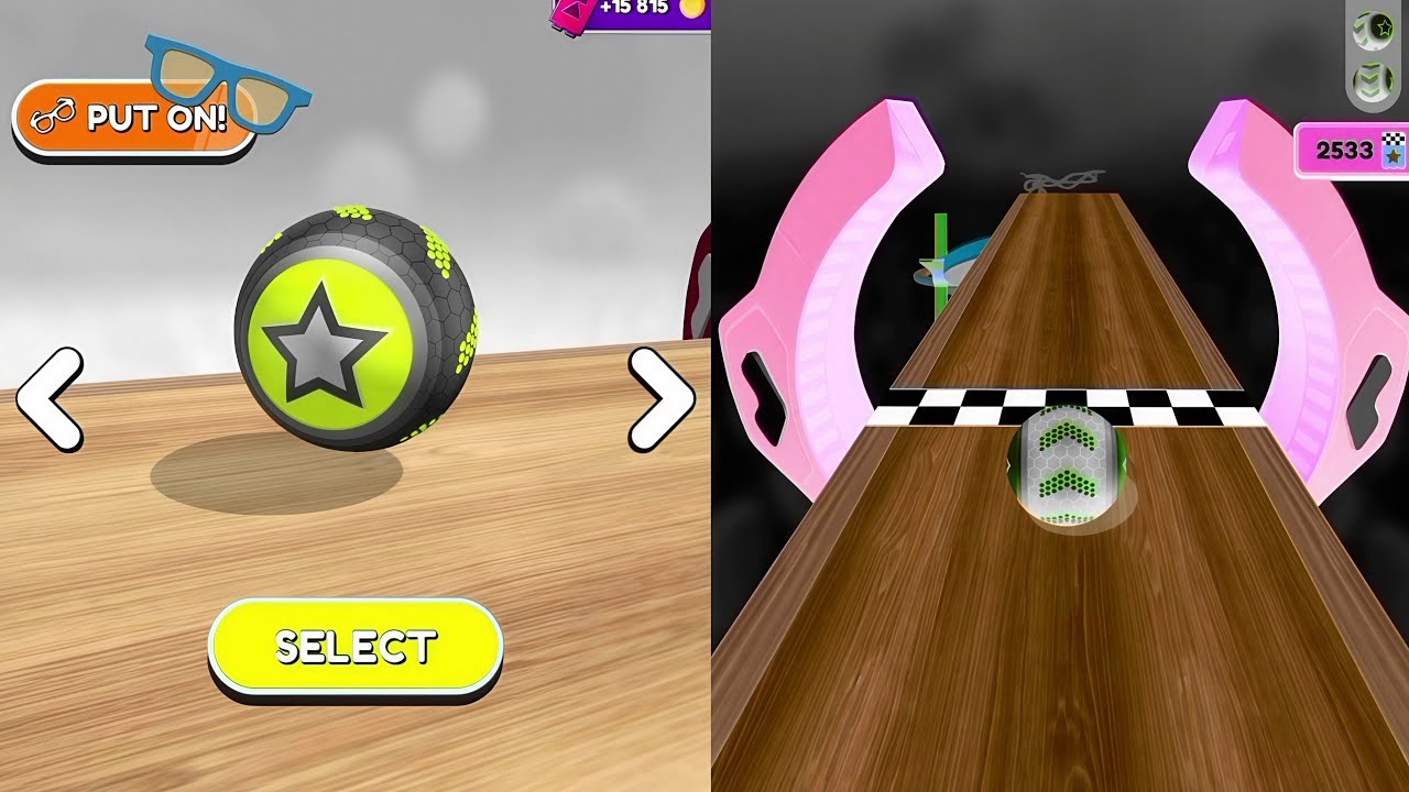 Going Balls Vs Reversed Video Gameplay Super SpeedRun #70