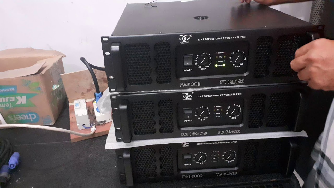Test dulu FA9000,FA16000,