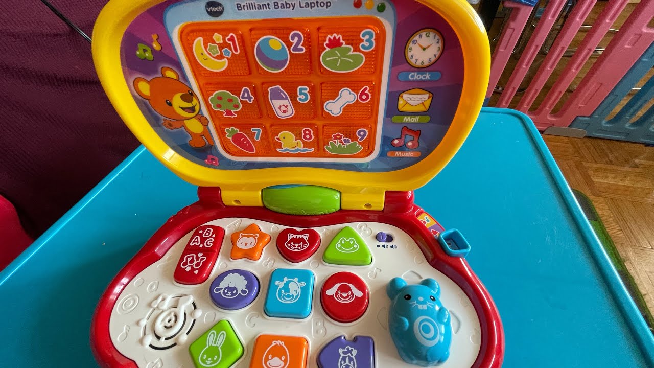 Vtech Brilliant baby Laptop for Toddler with Joel 32 months old