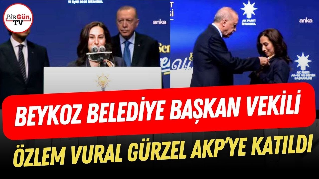 CHP'den istifa etmişti: Beykoz Belediye Başkanvekili Özlem Vural Gürzel, AKP'ye katıldı!
