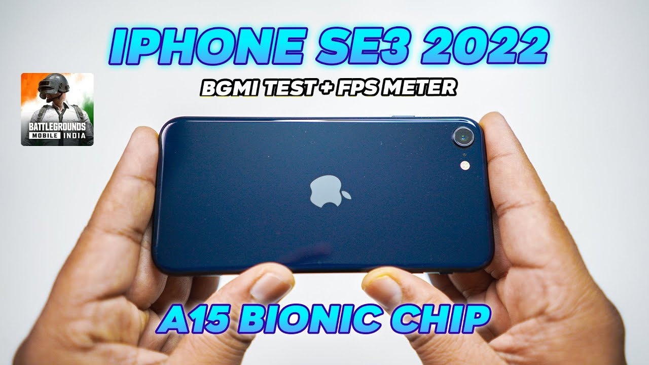 iPhone SE 3 5G 2022 Unboxing and BGMI Test With FPS Meter 🔥 A15 Chip 🔥