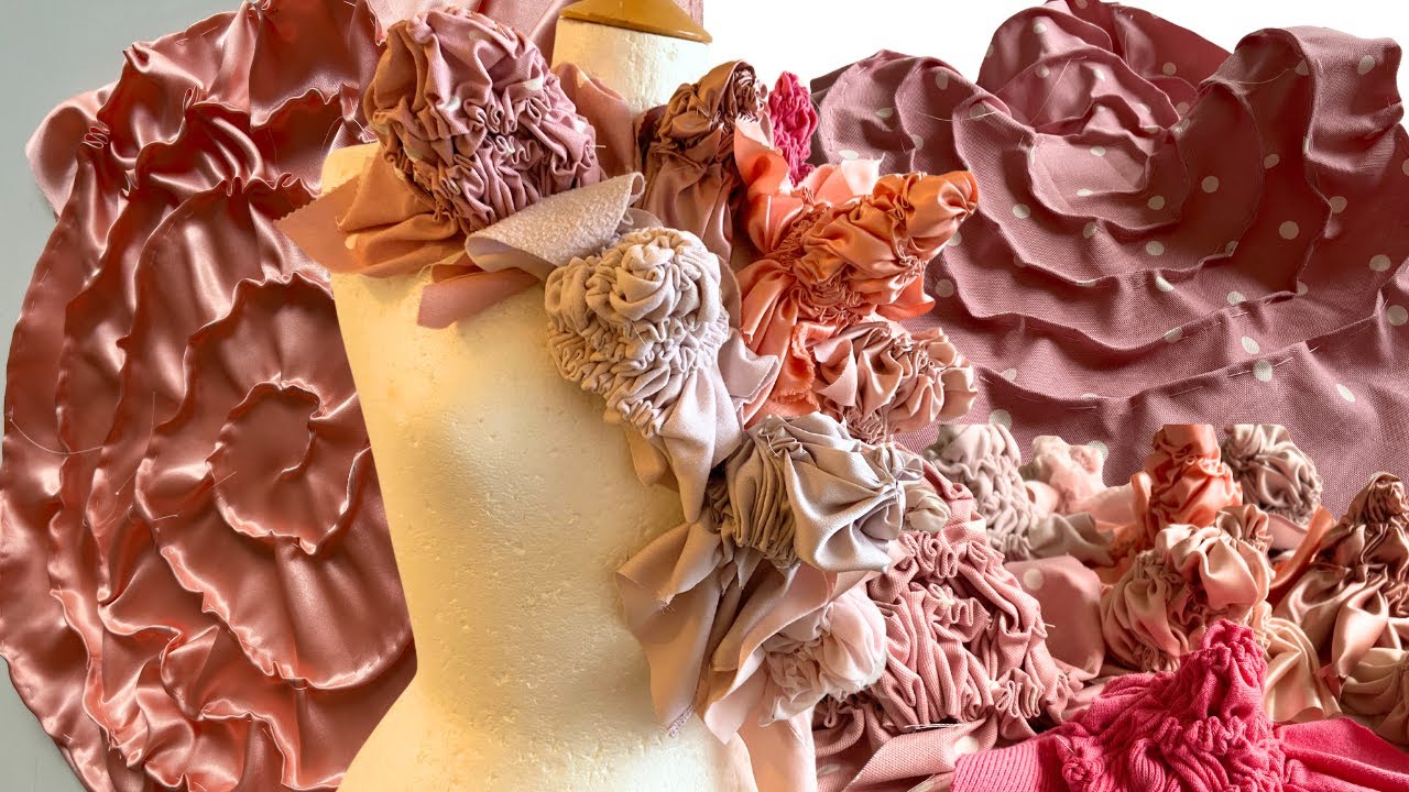 GATHERED SPIRALS | Fabric Manipulation | Didsbury Art Studio