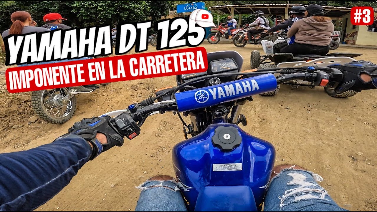 Yamaha Dt 125 Imponente En La Carretera, Rumbo A Rincon De Piedras!