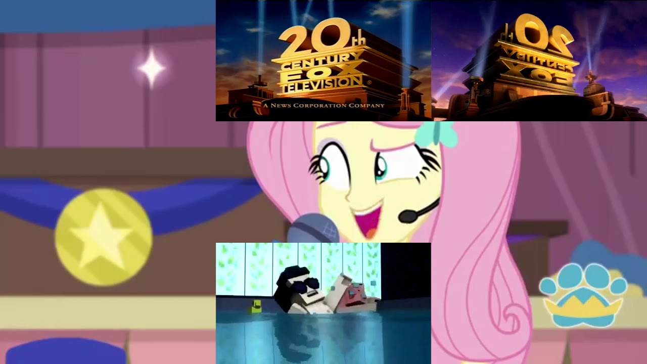 [Sparta Remix] Fluttershy doing the Minecraft Style! - Sparta 20th Century Fox Remix