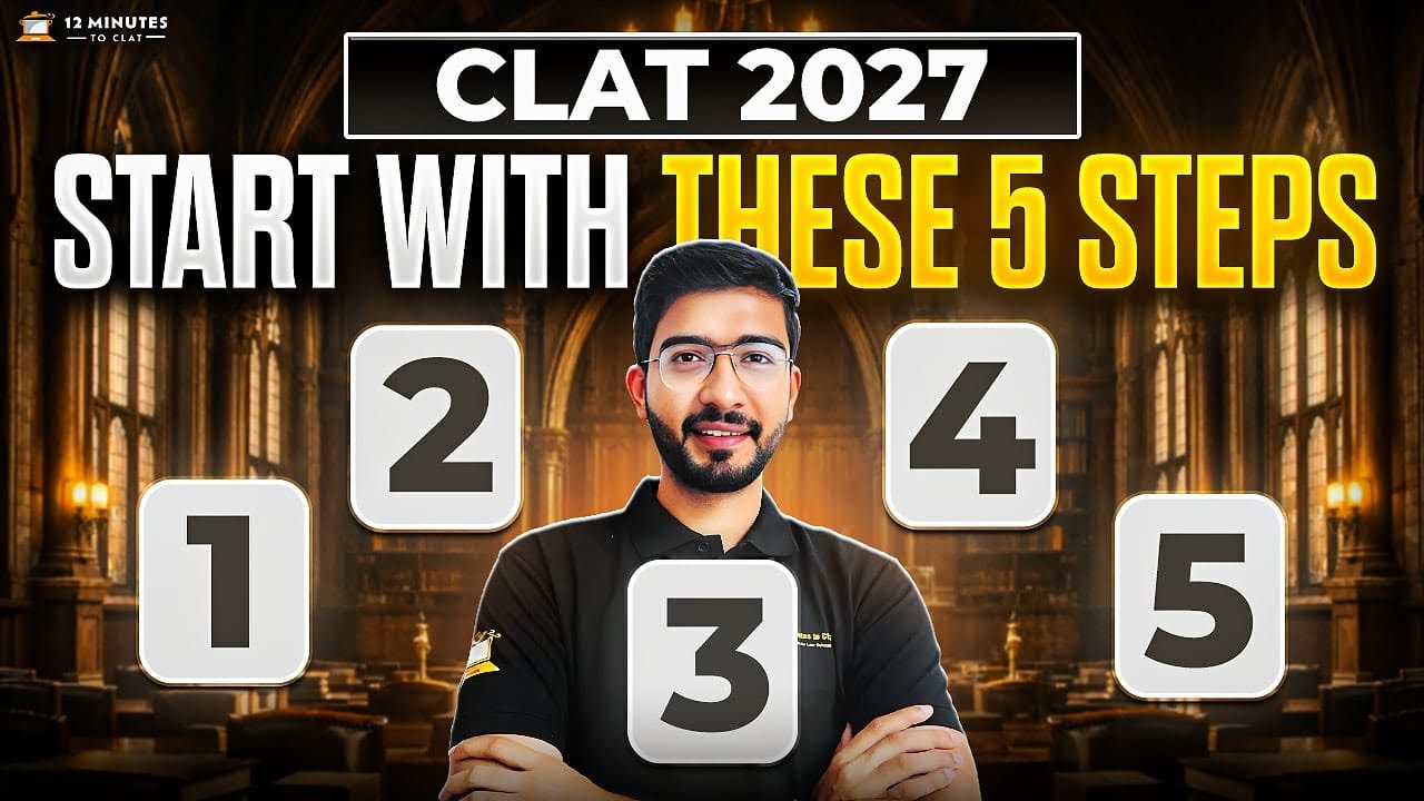 CLAT 2027 Preparation From Scratch 🎓 5 Steps to Reach NLSIU Bangalore by Keshav Malpani